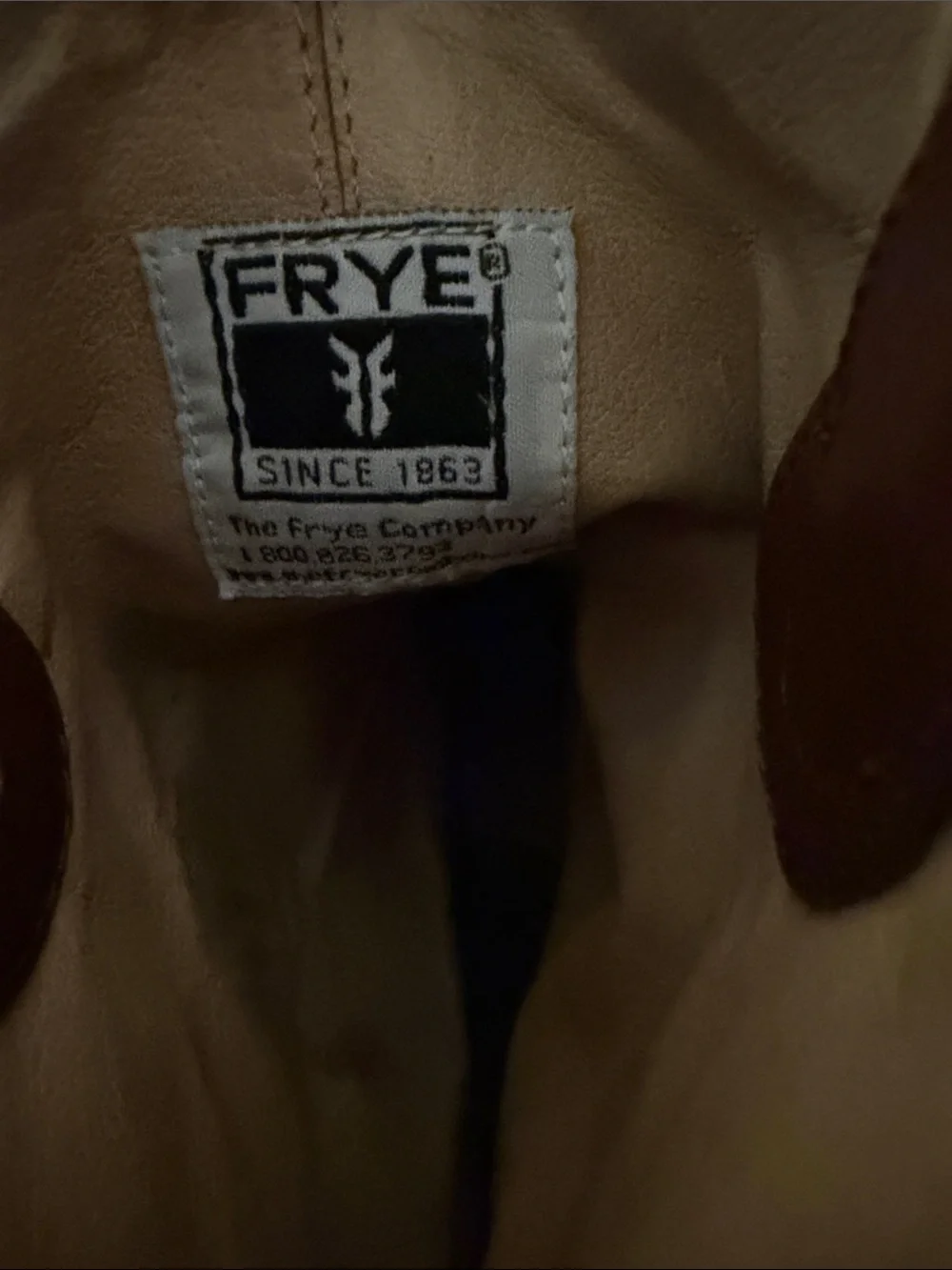 Frye Rust Brown Leather pull on boots